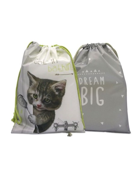 SAQUITO MOCHILA CON CUERDA