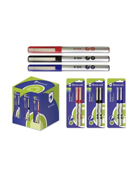 BOLIGRAFO ROLLER BLISTER ROJO/AZUL/NEGRO