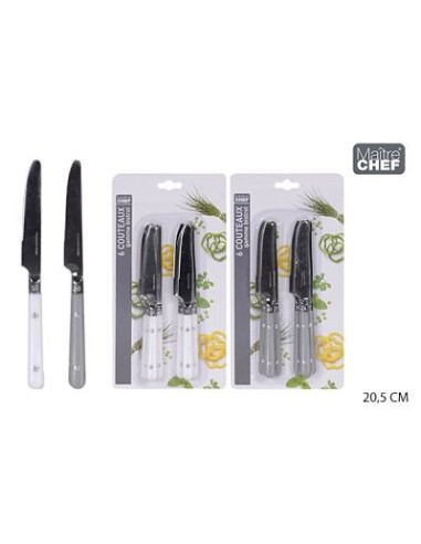 CUCHILLOS 20.5CM SET 6UND BISTROT