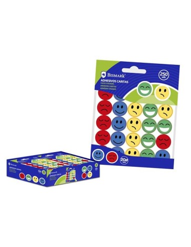 GOMETS ADHESIVOS CARITAS Ø20MM 25 UDS X10 H./BOLSA