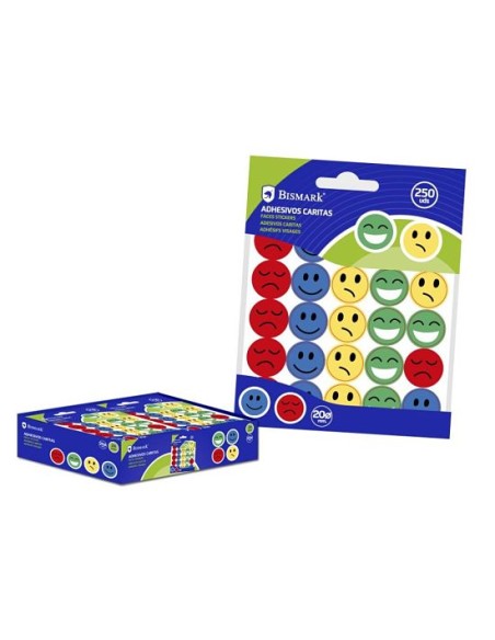 GOMETS ADHESIVOS CARITAS Ø20MM 25 UDS X10 H./BOLSA