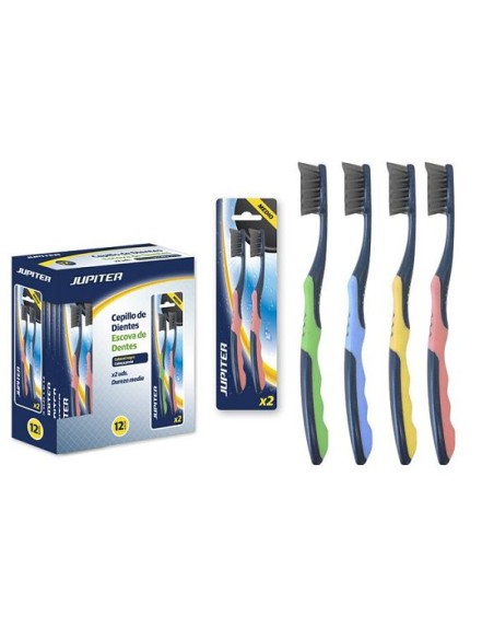 CEPILLO DENTAL ADULTO BLACK 2 UDS