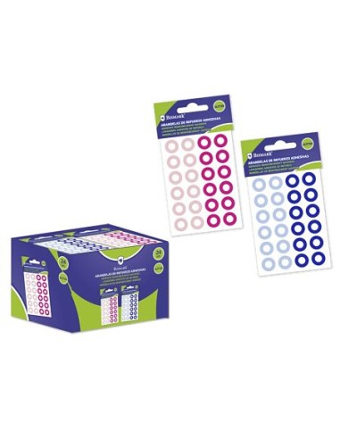 ARANDELAS REFUERZO GLITTER 24 UDS