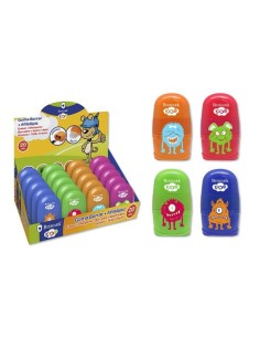 GOMA DE BORRAR + AFILALAPIZ MONSTRUOS