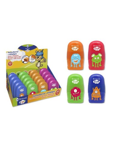 GOMA DE BORRAR + AFILALAPIZ MONSTRUOS