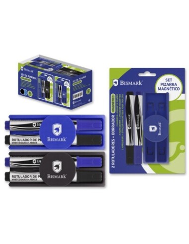 ROTULADOR PIZARRA +BORRADOR MAGNETICO SET  2