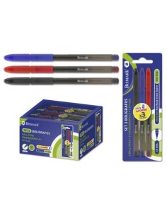 BOLIGRAFOS 3UND GEL AZUL/NEGRO/ROJO 1.0 mm