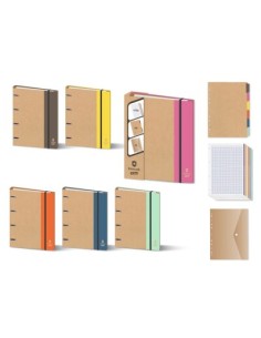 CARPETA A4 4 ANILLAS CON RECAMBIOS SURTIDO