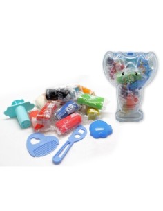 PLASTILINA LANGOSTA 12 COLORES C/ 4 MOLDES