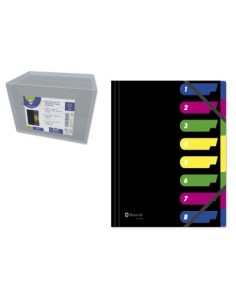 CARPETA CLASIFICADORA  8 SEP C/GOMA NEG