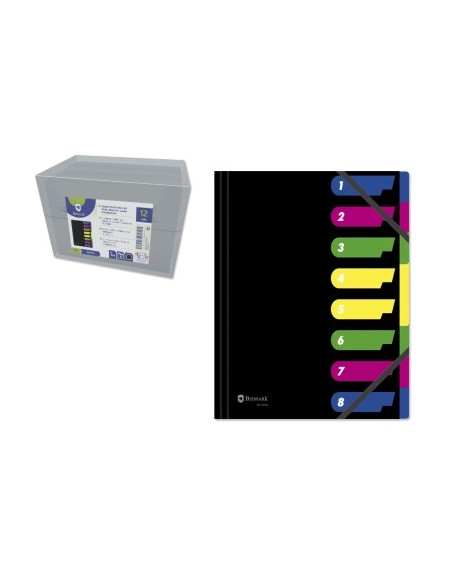 CARPETA CLASIFICADORA  8 SEP C/GOMA NEG