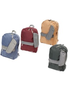 MOCHILA LISA COMBINADA C/ PORTATODO