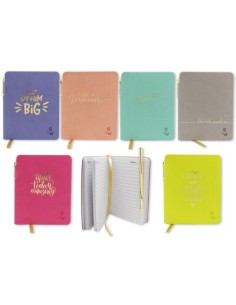 LIBRETA GOLD LIFE C/ BOLIGRAFO DORADO
