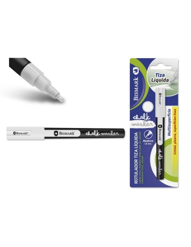 ROTULADOR TIZA LIQUIDA BLANCO