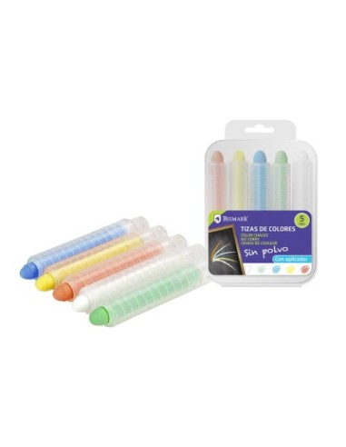 TIZAS SOLIDAS SIN POLVO CON APLICADOR 5 UND