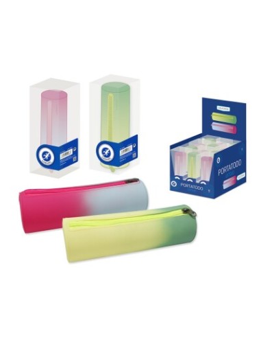 ESTUCHE REDONDO SILICONA RAINBOW