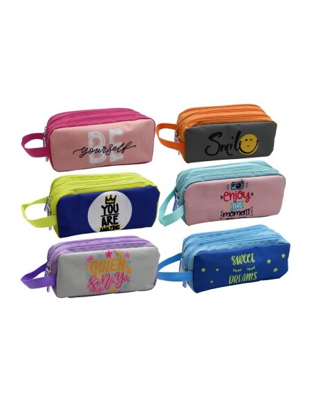 ESTUCHE 3 CREMALLERAS FRASES