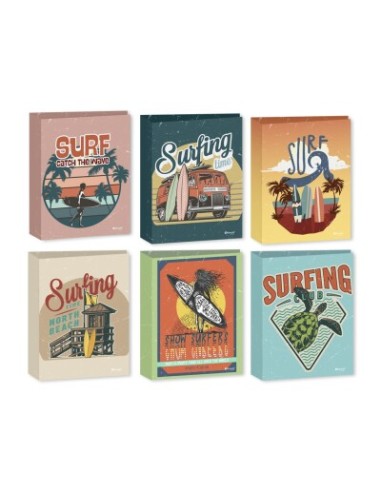 CARPETA 4 ANILLAS BEACH TIME SURTIDA