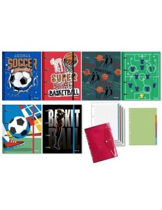 CARPETA 4 ANILLAS A4 CON 100 HOJAS Y SOBRE SEPARADA