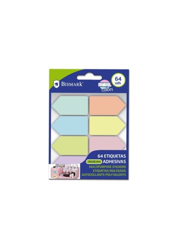 ETIQUETAS ADHESIVAS PASTEL FLECHA 8 x8 uds