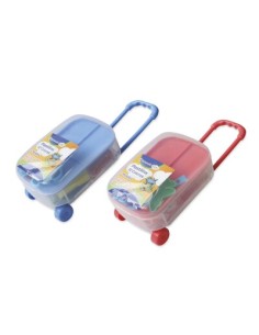 PLASTILINA TROLLEY 12 COLORES C/ 4 MOLDE