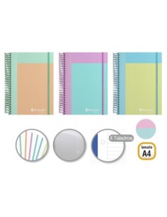 BICOLOR CUADERNO A4 120 HOJAS