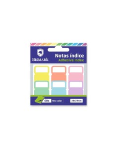 TACO ADHESIVO  6 INDEX PASTEL