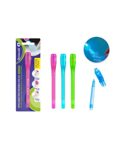BOLIGRAFO TINTA INVISIBLE DOBLE PUNTA