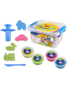 PLASTILINA SMILE 12 COLORES + 7 UTENSILIOS
