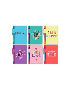 MINI LIBRETA HAPPY C/ BOLIGRAFO