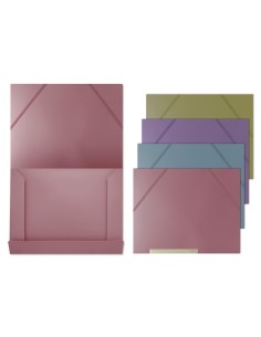 PP METAL CARPETA GOMAS Y SOLAPAS A4