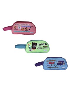 PORTATODO OVALADO TRIPLE CREMALLERA SCHOOL