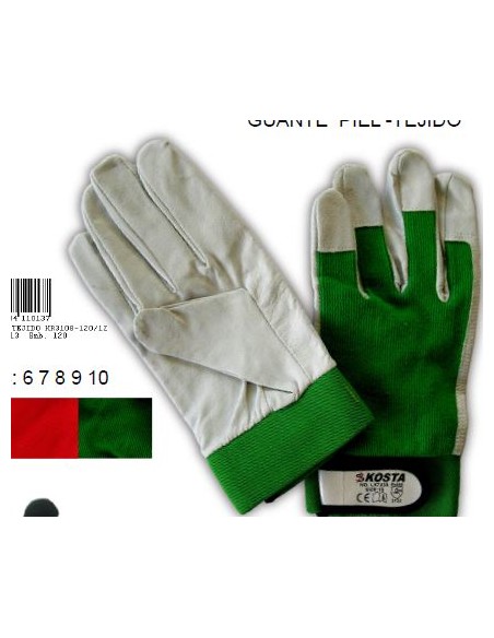 GUANTE T7 SRA PIEL/TEJIDO