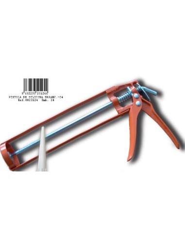 PISTOLA DE SILICONA NARANJA