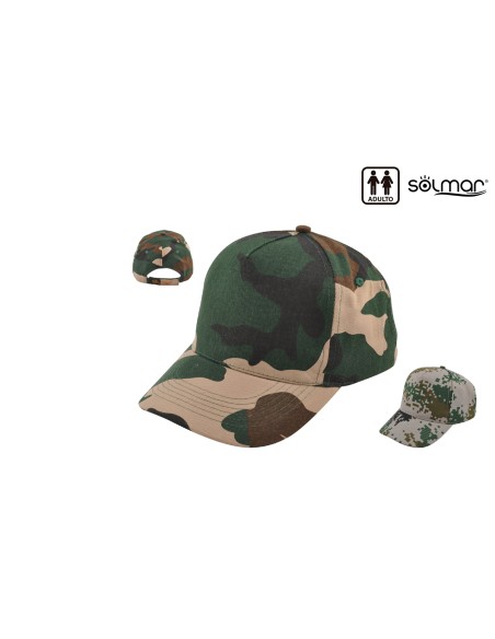 GORRA CAMUFLAJE ADULTO SURT.